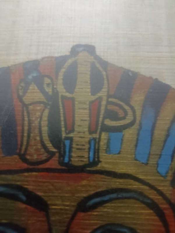 Papyrus Egyptian king Tutankhamen