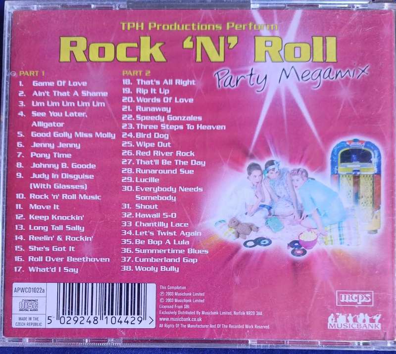 Rock 'n' roll party megamix cd