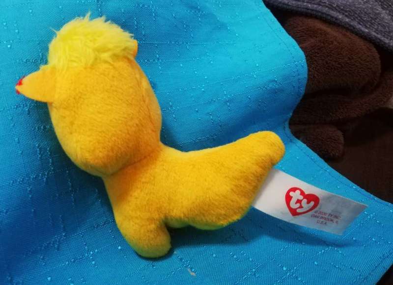 TY Teenie Beanie Boo Wulong the Worm. McDonald's 2020. Collectable Happy Meal Toy. 11cm.