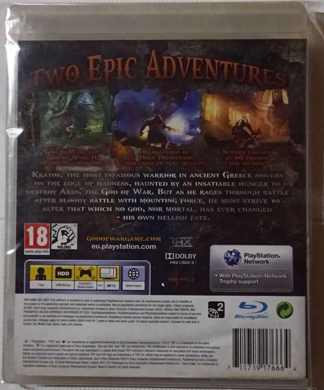 God of War Collection for Ps3