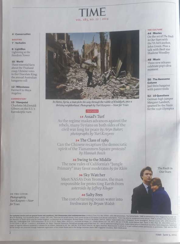 Time magazine June 9, 2014