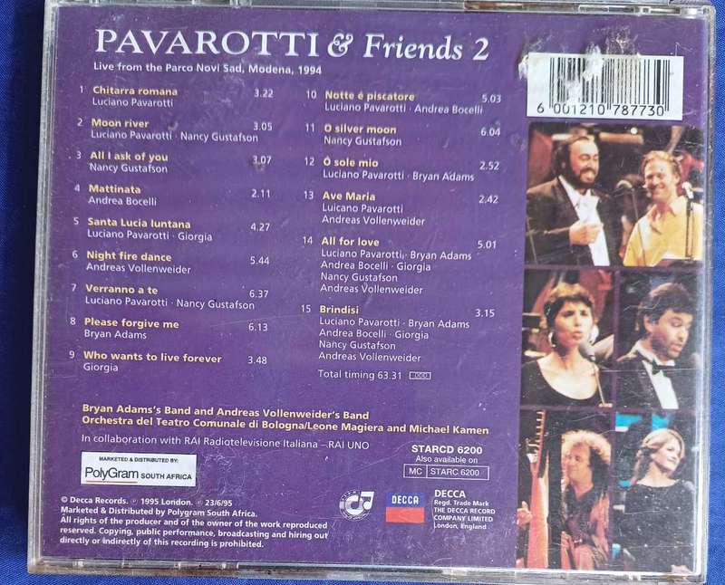 Pavarotti & friends 2 (cd)