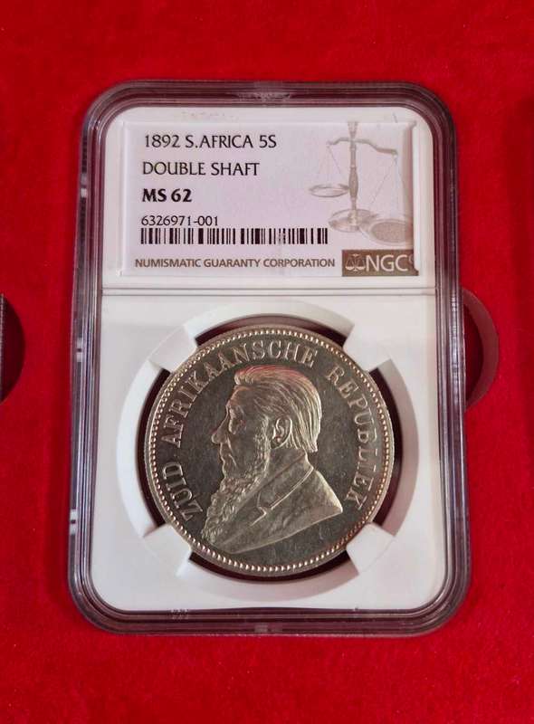 *1892 ZAR Kruger Set - Penny to Pond All graded