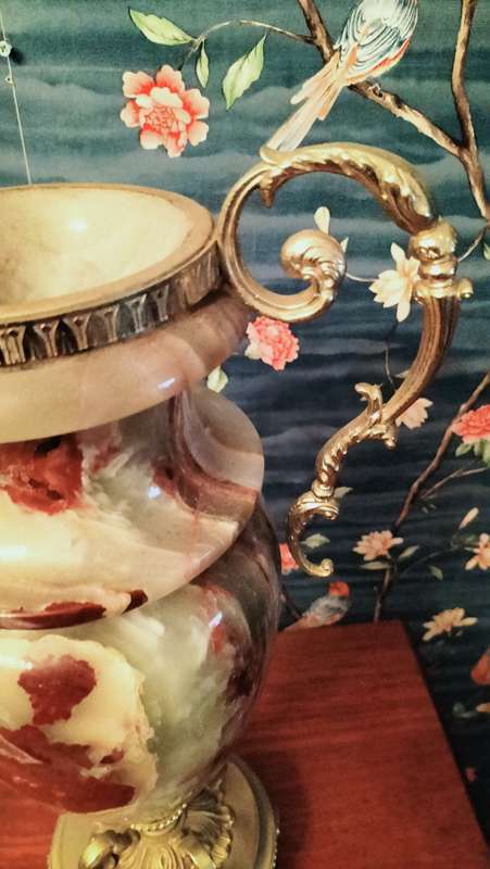 Neoclassical Style Onyx Urn
