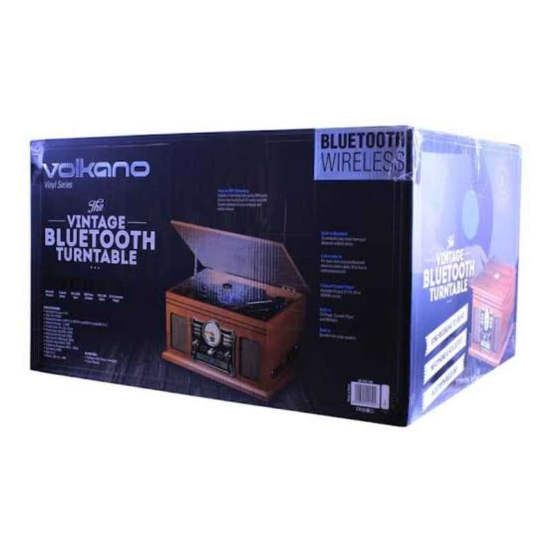 Volkano vinyl series turntable and Bluetooth Speaker