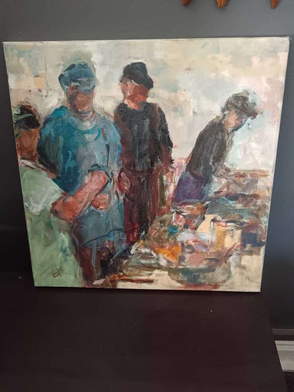 Painting by Mollie Striebel Pottery Studio 2