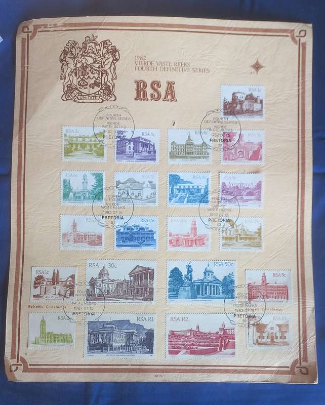 1982 Fourth definitive series (Fair condition)