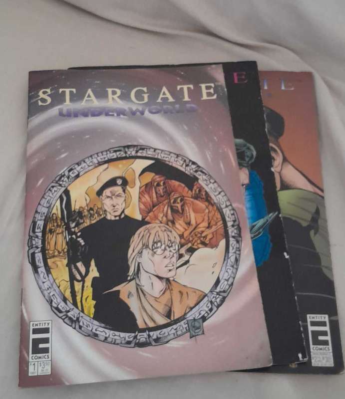 Stargate Underworld&Rebellion 1 and 2 comics
