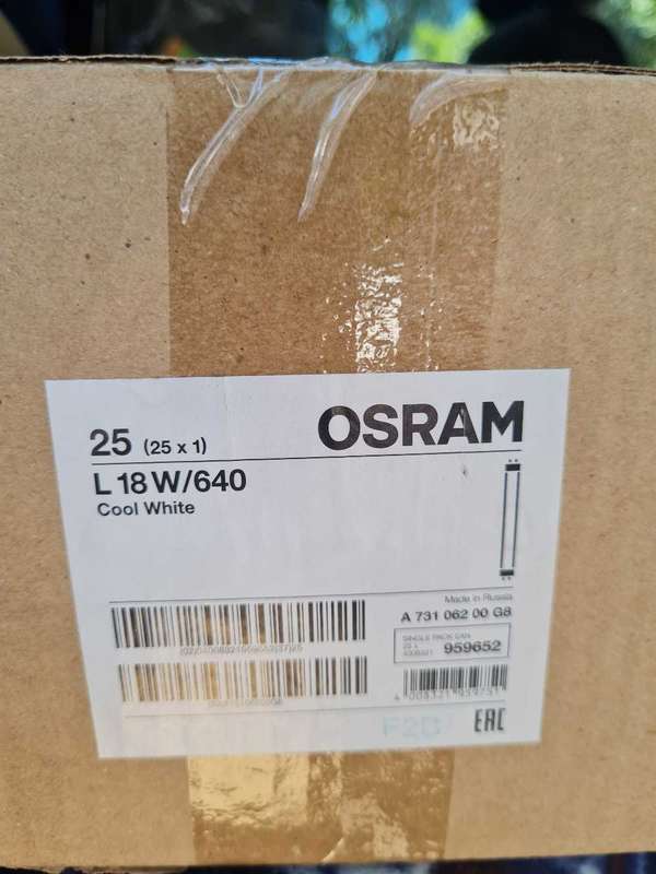 Osram l18 w / 645 soft white light bulbs carton of 25