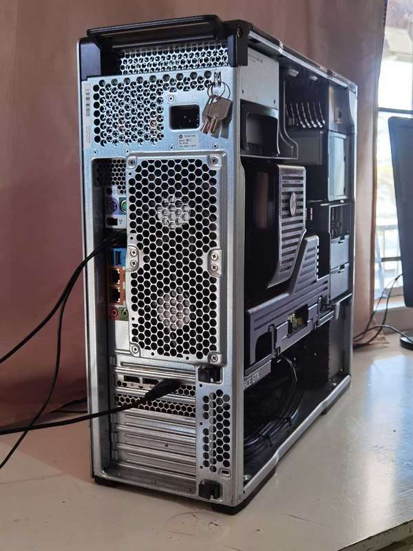 HP Z620 WORKSTATION DUAL INTEL XEON CPU's / GTX 1650SUPER GPU