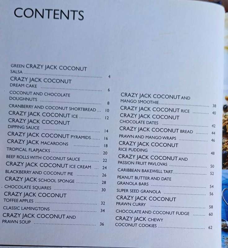 Hachette - Crazy jack desiccated coconut 30 best loved recipes