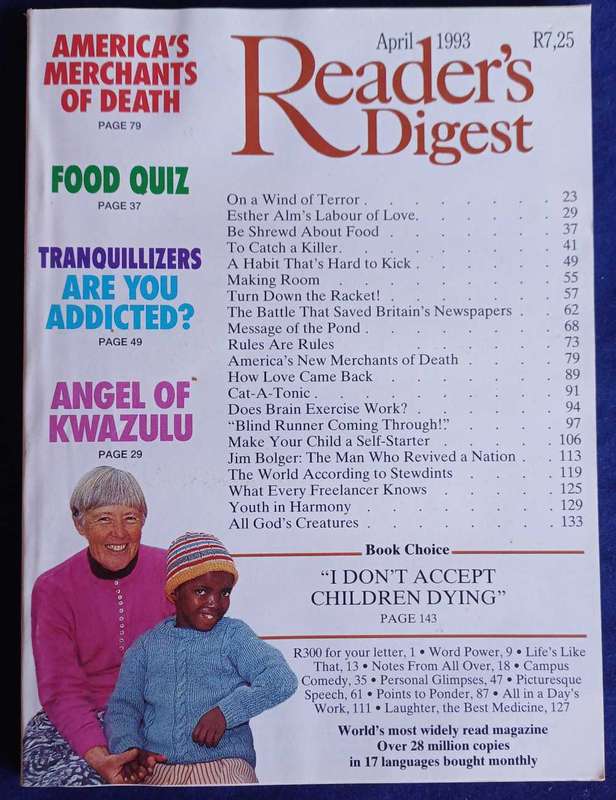 Reader's digest magazine April 1993