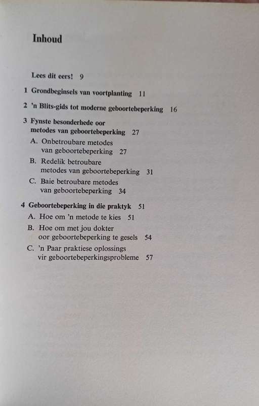 Die ABC van geboorte beperking