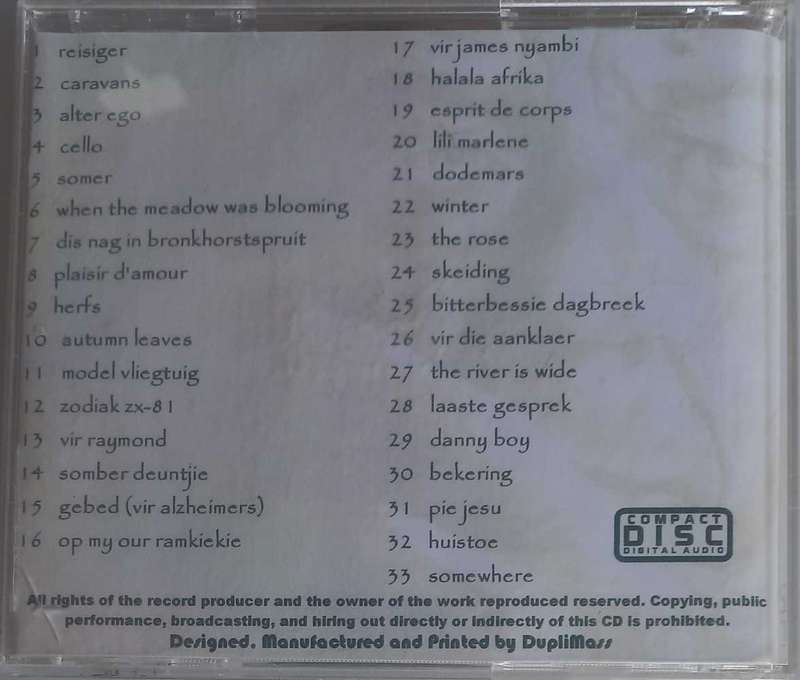 Piet de Jager Ouhout cd