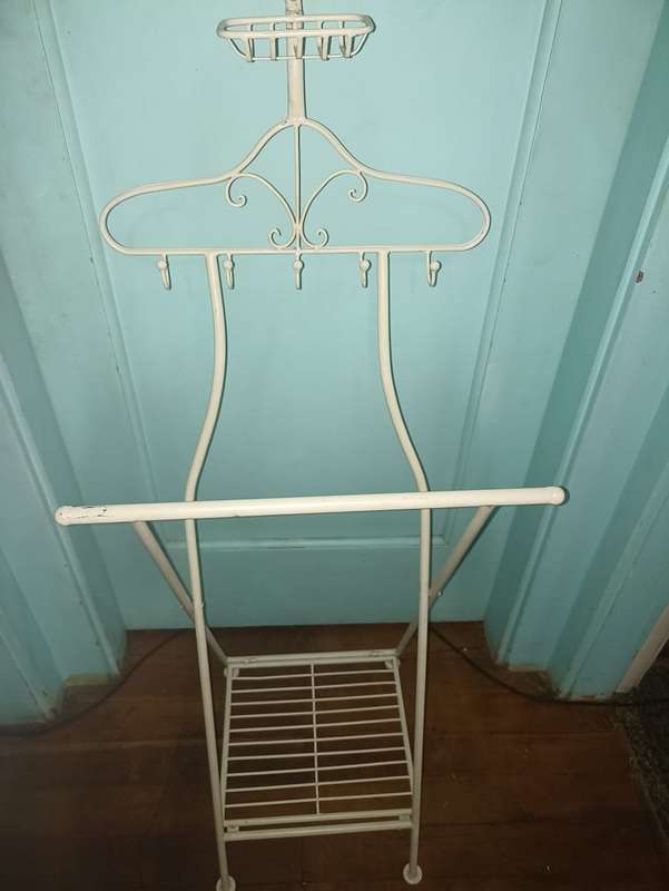Vintage  steel towel stand