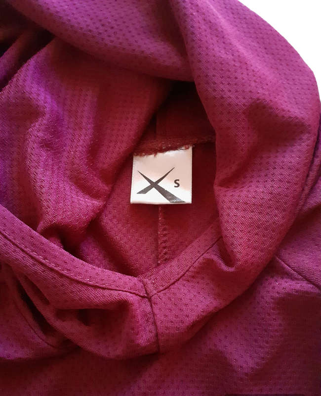 Long Sleeve Hooded Shirt Size S