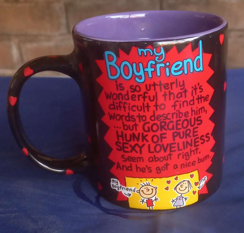 World`s greatest boyfriend coffee cup