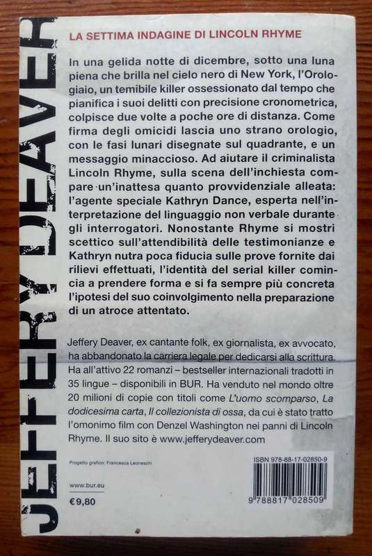 La Luna Fredda -  Jeffery Deaver