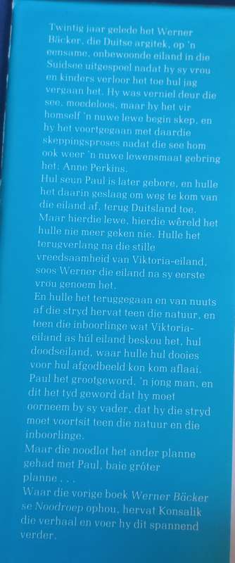 Werner Backer se seun deur Konsalik