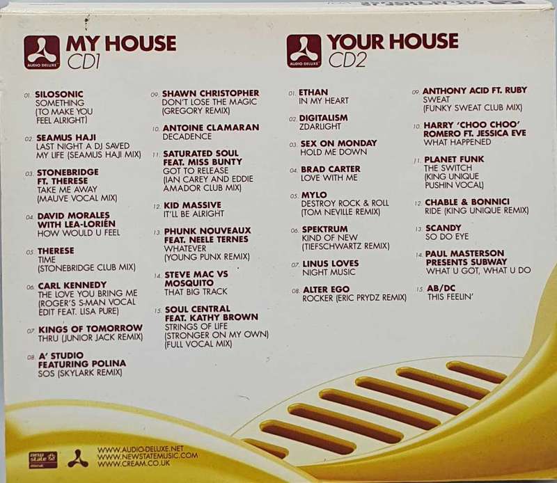 Cream Audio Deluxe: My House Is Your House