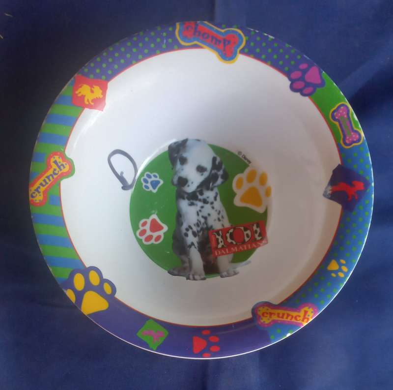 101 Dalmations dog bowl