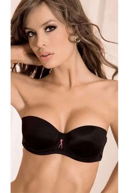 Hustler Push Up Bra Black