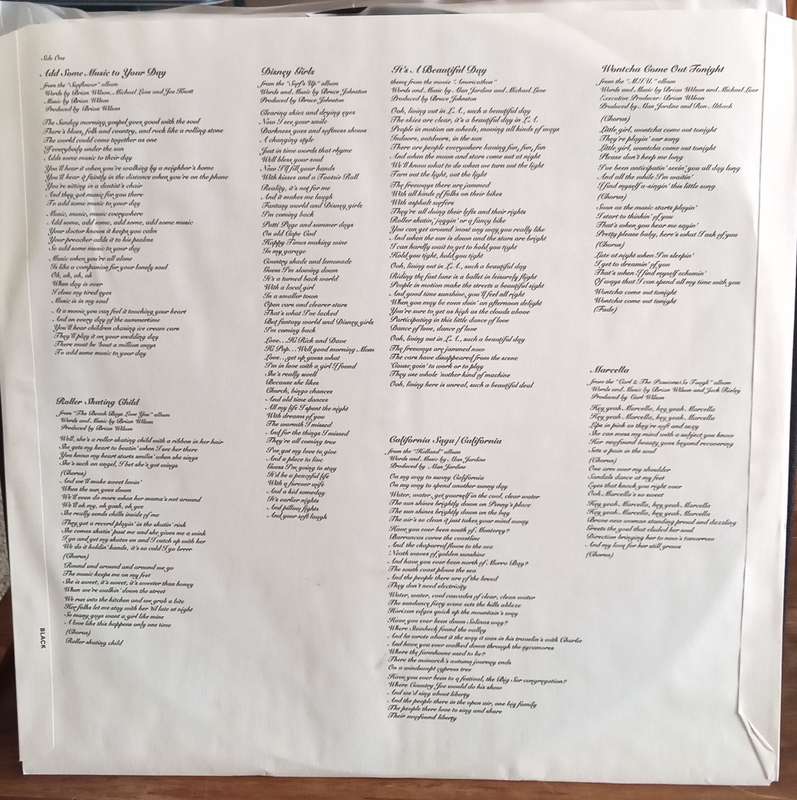 THE BEACH BOYS - TEN YEARS OF HARMONY LP VINYL RECORD. DOUBLE ALBUM.