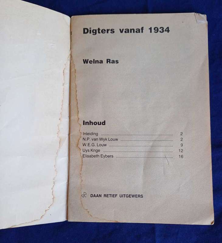 Digters vanaf 1934