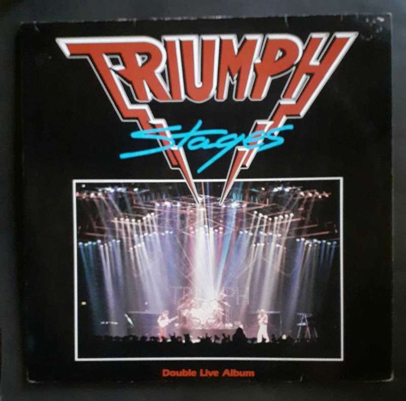 Triumph - Stages Double LP Vinyl Record Set - Europe Pressing