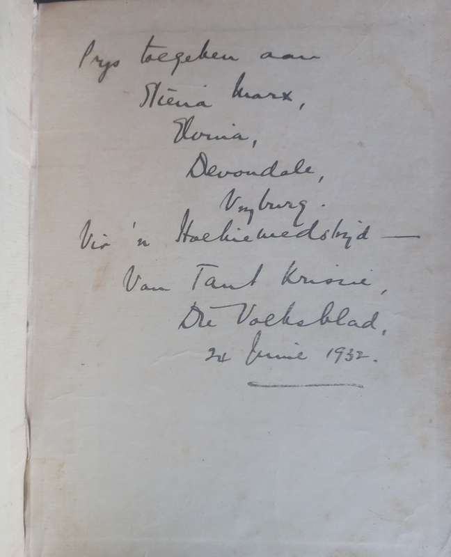 Sketse van vreugde en leed deur Gebbina Dekker 1931