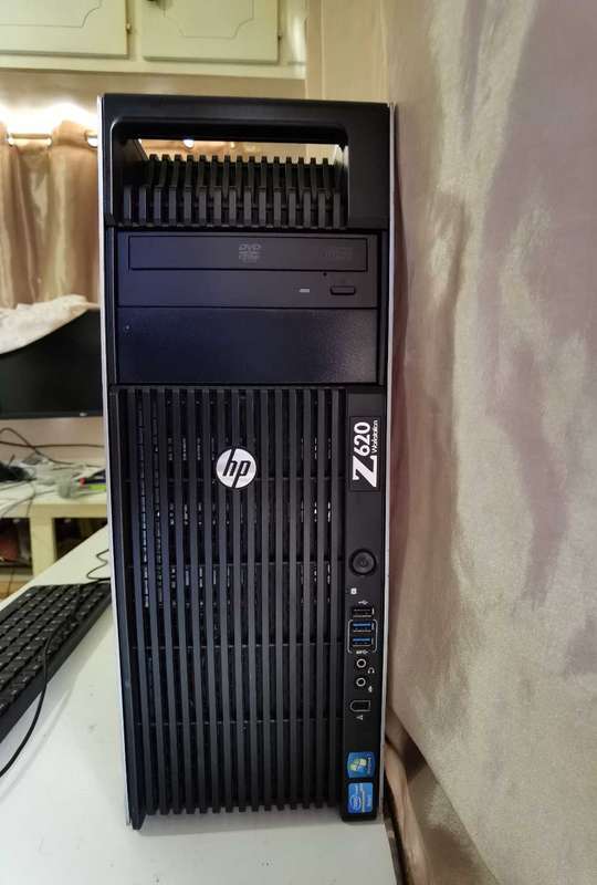 HP Z620 WORKSTATION DUAL INTEL XEON CPU's / GTX 1650SUPER GPU
