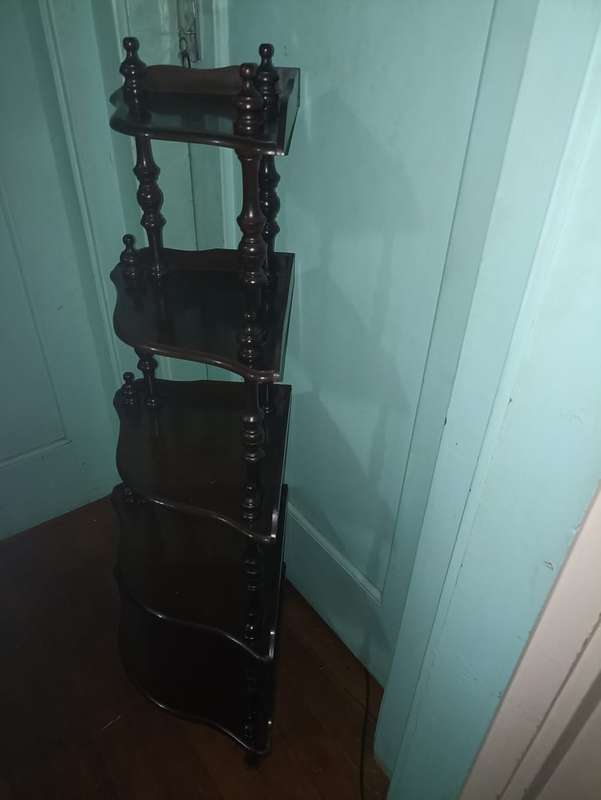 Vintage corner wooden table