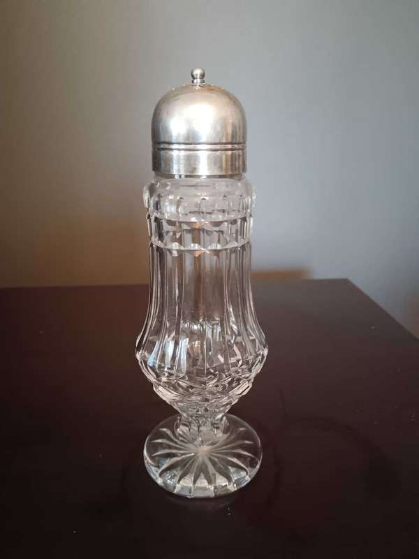 Waterford Crystal Sugar Shaker & Epns Lid