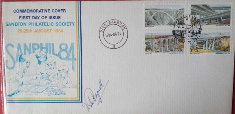 Rsa sandphil 84 ..cover 1984 signed