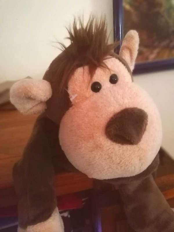 Coconut the Monkey warm water bottle. NICI plush toy. 50cm.