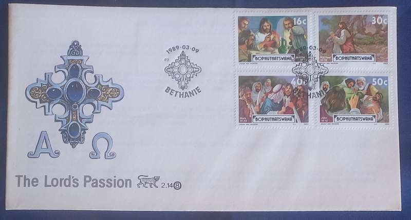 First day envelope - The Lord`s passion