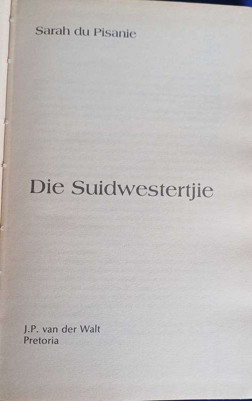 Die Suidwestertjie deur Sarah du Pisanie