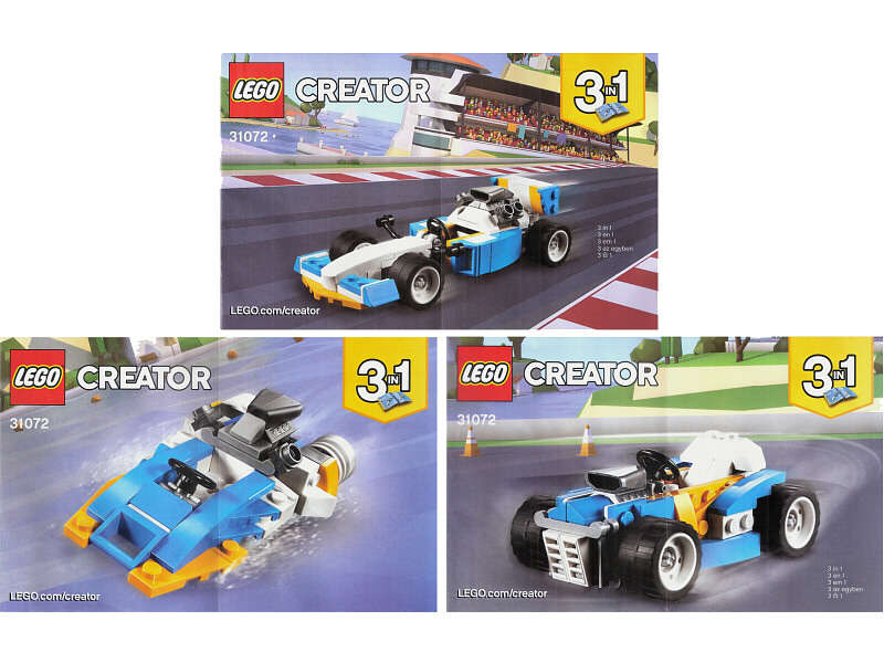 Lego Used (Instruction Booklet/s) - Creator 31072 Extreme Engines