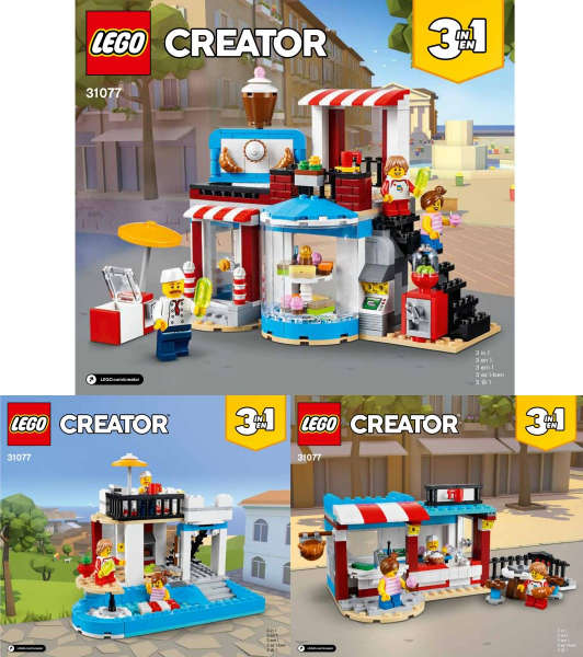 Lego Used (Instruction Booklet/s) - Creator 31077 Modular Sweet Surprises