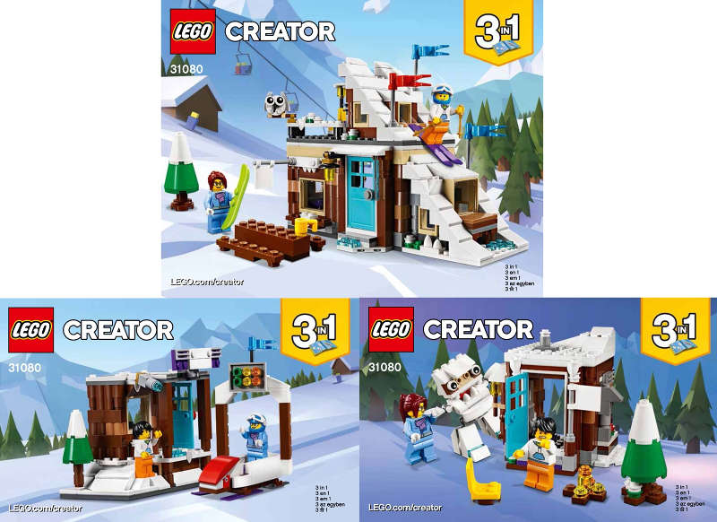 Lego Used (Instruction Booklet/s) - Creator 31080 Modular Winter Vacation