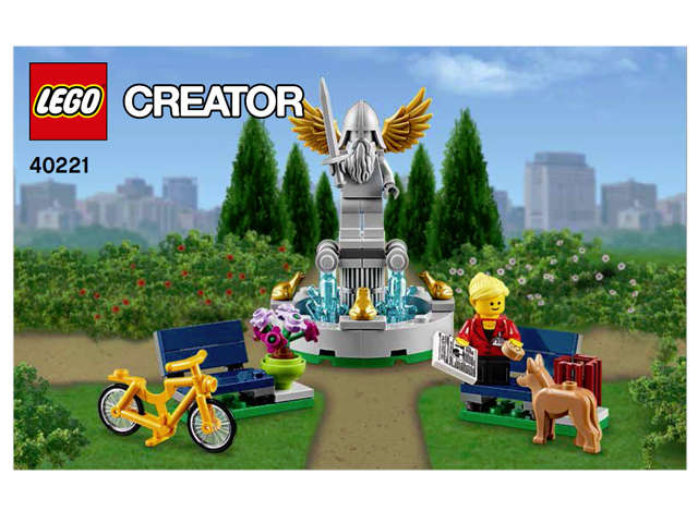 Lego Used (Instruction Booklet/s) - Creator 40221 Fountain