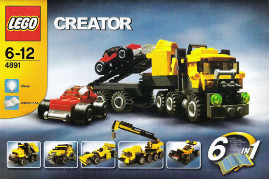 Lego Used (Instruction Booklet/s) - Creator 4891 Highway Haulers