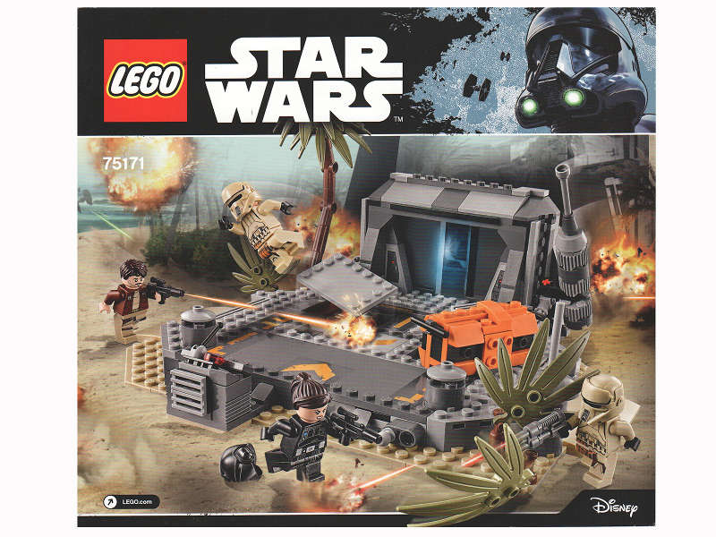 Lego Used - Star Wars 75171 Battle on Scarif (Instruction Booklet/s)