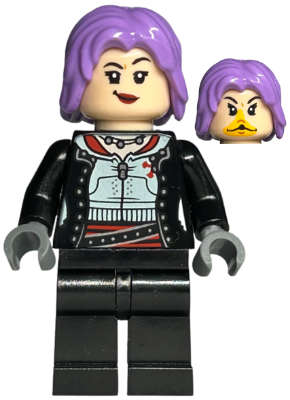 LEGO Minifigs - Nymphadora Tonks - Medium Lavender Hair/Plain Legs (New)