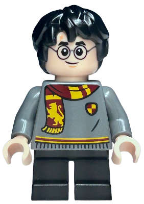Lego (N) ~ Harry Potter - Gryffindor Sweater and Scarf Black Short Legs~