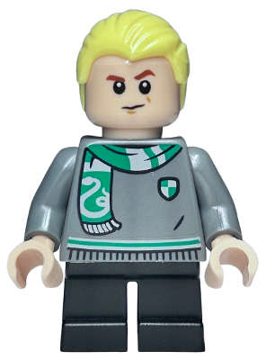Lego (N) ~ Draco Malfoy - Slytherin Sweater and Scarf Black Short Legs~