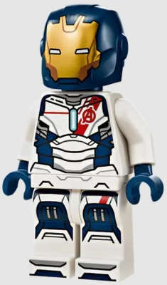 Lego (N) ~ Iron Legion - Dark Blue Head One Piece Helmet~