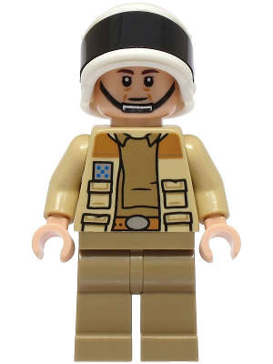 Lego (N) ~ Captain Antilles - Dark Tan Shirt Large Rank Badge~