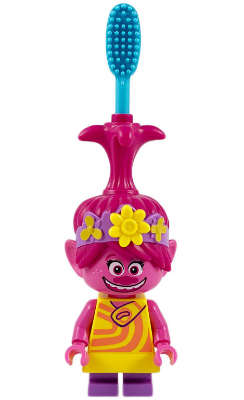 Lego (U) ~ Poppy - Medium Azure Hairbrush~