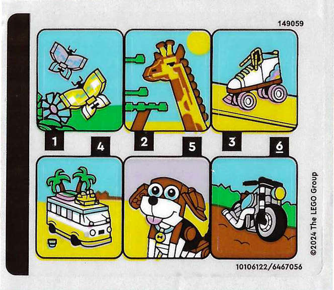 Lego (N) ~ Sticker Sheet for Set 31147 - (10106122/6467056)~